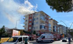 Burdur'da çatıda çıkan yangın hasara yol açtı
