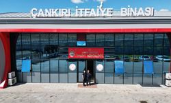 Çankırı'da itfaiyeci çift birbirine destek vererek görev yapıyor
