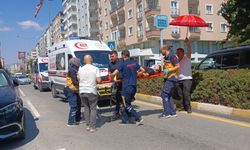 Çorum'da motosikletin yayaya çarptığı kazada 2 kişi yaralandı