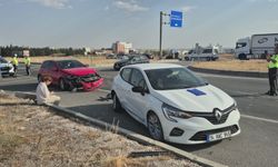 Edirne'de 2 otomobilin çarpıştığı kazada 1 kişi yaralandı