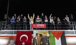 Eyüpsultan'da 'Filistin'e destek' mitingini düzenlendi