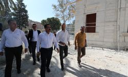 Hatay Valisi Masatlı, restorasyonu süren tarihi yapıları inceledi