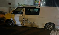 Hatay'da düzensiz göçmenleri taşıyan panelvan polisten kaçarken kaza yaptı