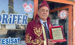 Isparta'da 'Yılın Ahisi' seçilen sıhhi tesisat ustası 55 yıldır mesleğini sürdürüyor