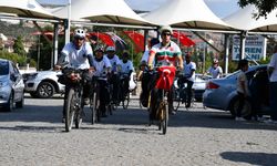 Kayı Boyu'nun göç yolculuğunu yeniden canlandırmak için 90 kilometre pedal çevirdiler