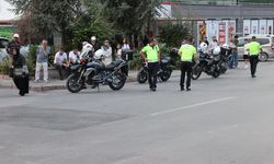 Kayseri'de devrilen motosikletteki 2 yunus polisi yaralandı