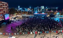 Kocaeli'de Türkiye-Almanya EuroBasket 2025 finali dev ekrandan izlendi