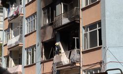 Konya'da apartmanda çıkan yangında 13 kişi dumandan etkilendi