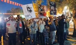 Malatya'da Gazze'ye destek yürüyüşü yapıldı