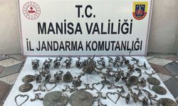Manisa'da kaçak kazı yapan 10 şüpheli suçüstü yakalandı