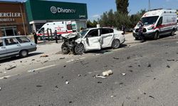 Manisa'da zincirleme trafik kazasında 1 kişi öldü, 4 kişi yaralandı