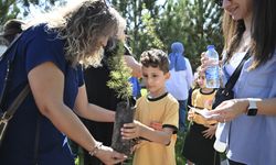 Minik öğrenciler için 'Uyum Haftası' kapsamında fidan dikimi etkinliği düzenlendi