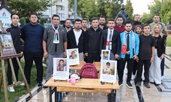 Nevşehir'de AK Parti'li gençler okulların açıldığı gün Gazze'de öldürülen çocukları unutmadı