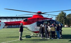 Ordu'da ambulans helikopter solunum sıkıntısı yaşayan bebek için havalandı