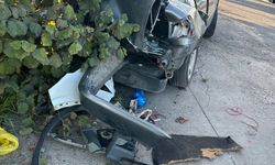 Ordu'da otomobilin hız denetimi yapan radar aracına çarptığı kazada 2 kişi yaralandı
