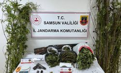 Samsun'da evinde 9 kilo 660 gram esrar ele geçirilen zanlı yakalandı