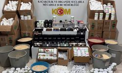 Samsun'da sahte zayıflama ve protein tozu üreten zanlı yakalandı