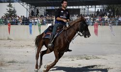 Söğüt Ertuğrul Gazi'yi Anma ve Yörük Şenlikleri kapsamında cirit müsabakası yapıldı
