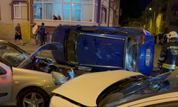Tekirdağ'da 3 otomobilin karıştığı kazada 3 kişi yaralandı