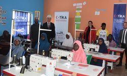 TİKA Nijerya'da gençlere yönelik dikiş atölyesi kurdu