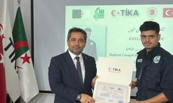 TİKA'dan Cezayir'de kursiyerlere kaynakçılık ve metal işleme alanında eğitim desteği