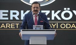 TOBB Başkanı Hisarcıklıoğlu Tekirdağ'da okul açılışı yaptı, sanayi fuarını gezdi