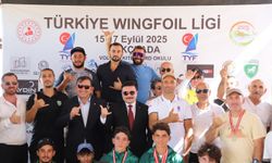 Türkiye Wingfoil Ligi'nin 3. ayağı Çanakkale'de tamamlandı