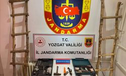 Yozgat'ta izinsiz kazı yapan 4 şüpheli suçüstü yakalandı