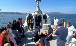 Mudanya sahili açıklarında tıbbi tahliye eğitimi
