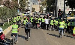 Adıyaman'da 'Bağımsızlık için pedalları çeviriyoruz' etkinliği düzenlendi