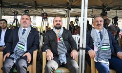 AK Parti Genel Başkan Yardımcısı Acar, Filistinli gazeteciler için fidan dikim töreninde konuştu:
