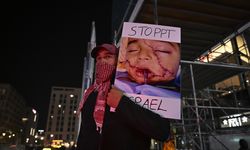 Almanya'da Küresel Sumud Filosu'na destek gösterisi