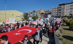 Amasya'da Gazze'ye destek yürüyüşü düzenlendi