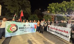 Antalya ve Burdur'da, İsrail'in Küresel Sumud Filosu'na saldırısı kınandı