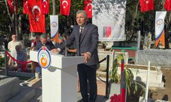 Antalya'da Yüzbaşı Mustafa Ertuğrul Aker için yapılan anıt mezar açıldı