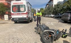Aydın'da çarpışan iki motosikletin sürücüleri yaralandı