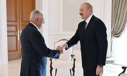 Azerbaycan Cumhurbaşkanı Aliyev, TDT Aksakallar Konseyi Başkanı Yıldırım'ı kabul etti