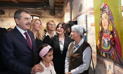 Bakan Tekin, 'Evliya Çelebi'nin İzinde' sergisi ile '3. Rami Bilim Şenliği'ni ziyaret etti: