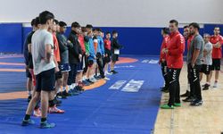 Bolu'da güç depolayan genç grekoromen güreşçiler, Balkan Şampiyonası'na hazır