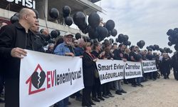 Bursa'da inşaat firması mağdurları eylem yaptı