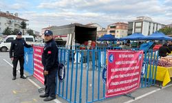 Çorum'da müşteriye 'kötü davranan' 2 pazarcının tezgahı geçici olarak kapatıldı