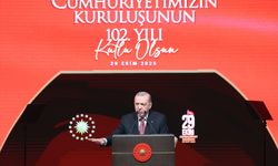 Cumhurbaşkanı Erdoğan: 'Bundan 102 sene evvel ilan edilen Cumhuriyetimiz, 'Hakimiyet kayıtsız şartsız milletindir' ilkesiyle milli iradenin şahlanışıdır'