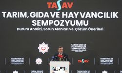 Cumhurbaşkanı Yardımcısı Yılmaz, 'Tarım, Gıda ve Hayvancılık Sempozyumu'nda konuştu: