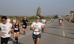 Denizli'de Lykos Yarı Maratonu koşuldu