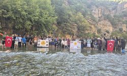 Doğaseverler Zore Kanyonu'nda yürüyüş gerçekleştirdi