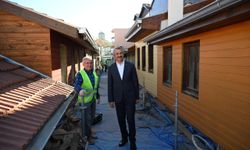 Edirne'de 'Dar Çarşı'nın restorasyonu sürüyor