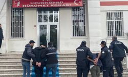 Edirne'de Uzunköprü Belediye Başkanı Ediz Martin'i tehdit soruşturmasında gözaltına alınan zanlılar tutuklandı