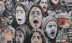 Esengül öğretmen resimleriyle savaş ve göç mağduru kadınların sesi oluyor