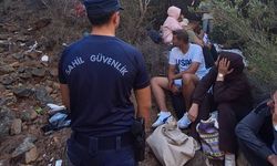 Fethiye'de bir koyda 59 düzensiz göçmen yakalandı