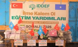 İDDEF'ten mazlum coğrafyalardaki öğrencilere eğitim seti yardımı
